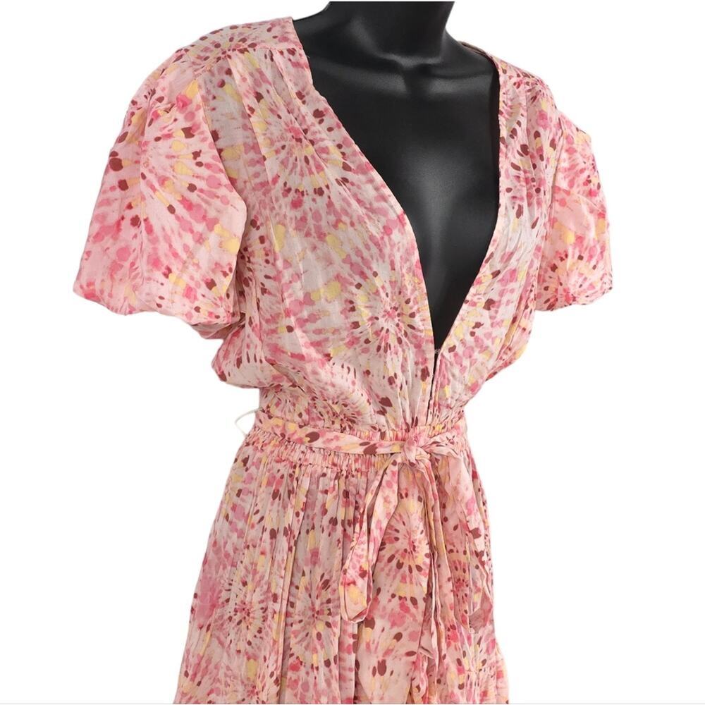 MISA Los Angeles Eloise Mini Dress Puff Sleeve - Picture 4 of 13